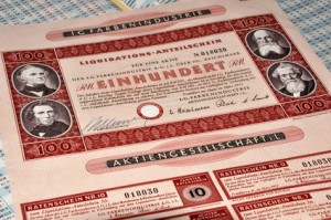 Aktie Wertpapier Aktie Wertpapier